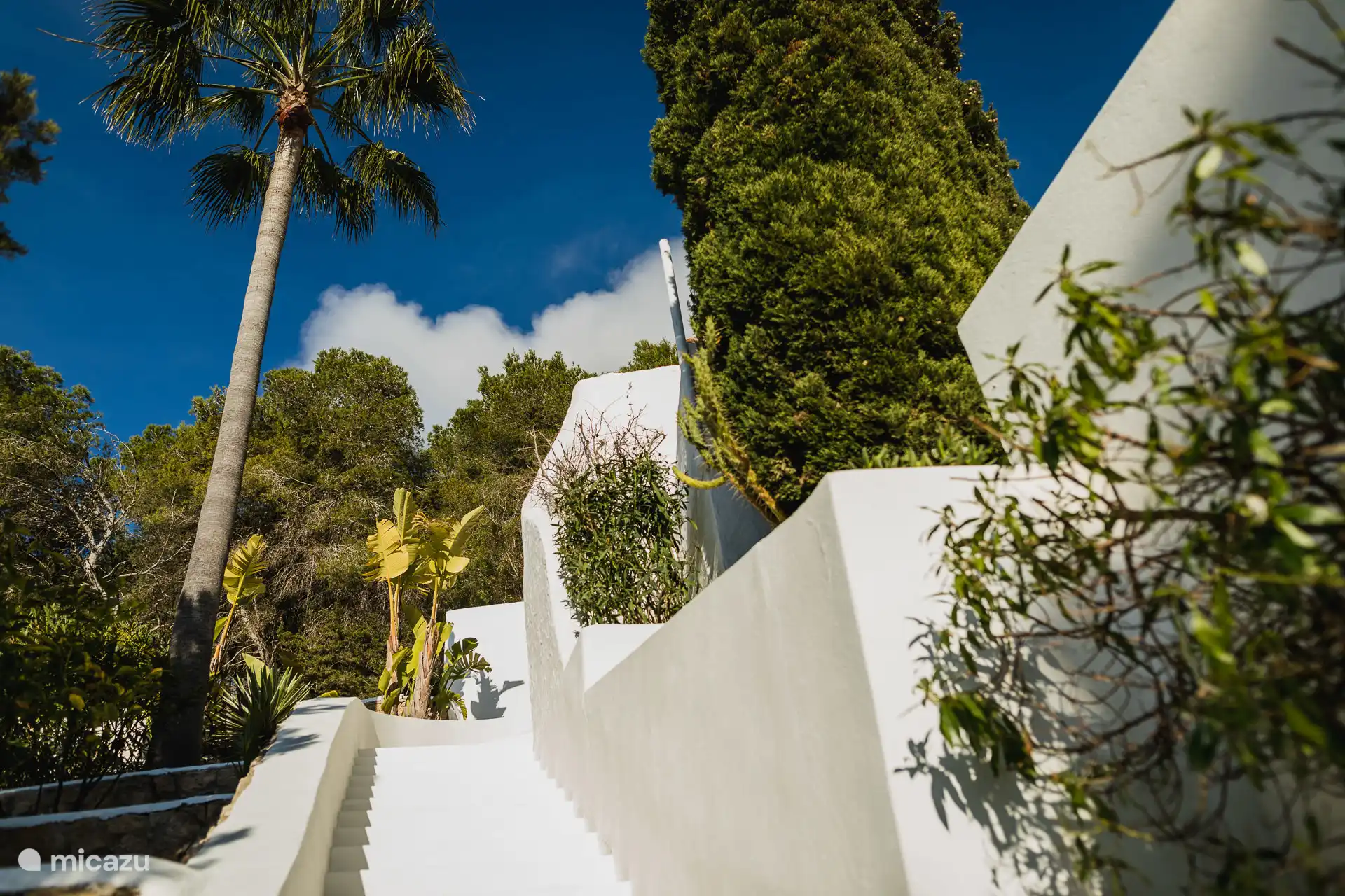 Zugangstreppe zum Haus