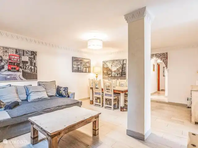 Location de Vacances Espagne, Costa del Sol, Benalmádena, villa - Plage à 2 min à pied + piscine chauffée + jacuzzi Chambre au rez-de-chaussée