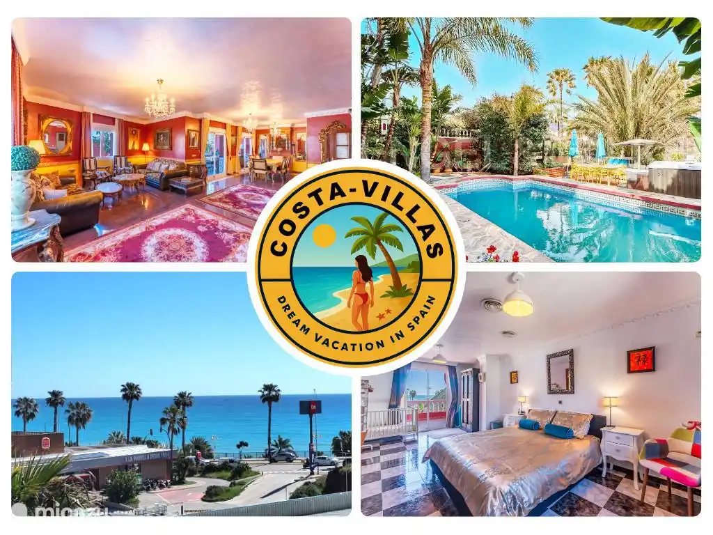 Annulation flexible Espagne, Costa del Sol, Benalmádena – villa Plage à 2 min à pied + piscine chauffée + jacuzzi