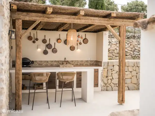 Finca de los Secretos | Espagne, Costa Blanca, Benissa - finca Cuisine extérieure avec barbecue et plancha