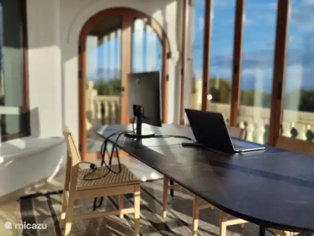 Casa Luna Blanc huren in Spanje, Costa Blanca, Pedreguer - villa Ruime veranda - werkplek of eetplaats.