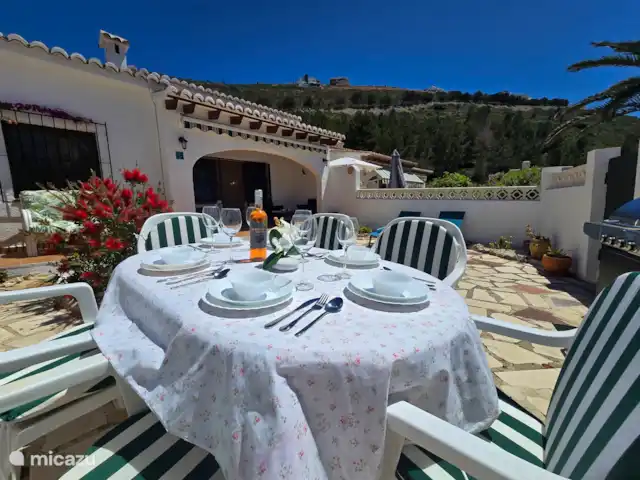 Rayo de Sol | Espagne, Costa Blanca, Benitachell - bungalow Prenez le petit-déjeuner, le déjeuner ou le dîner à l’extérieur, en plein air ou sous le parasol