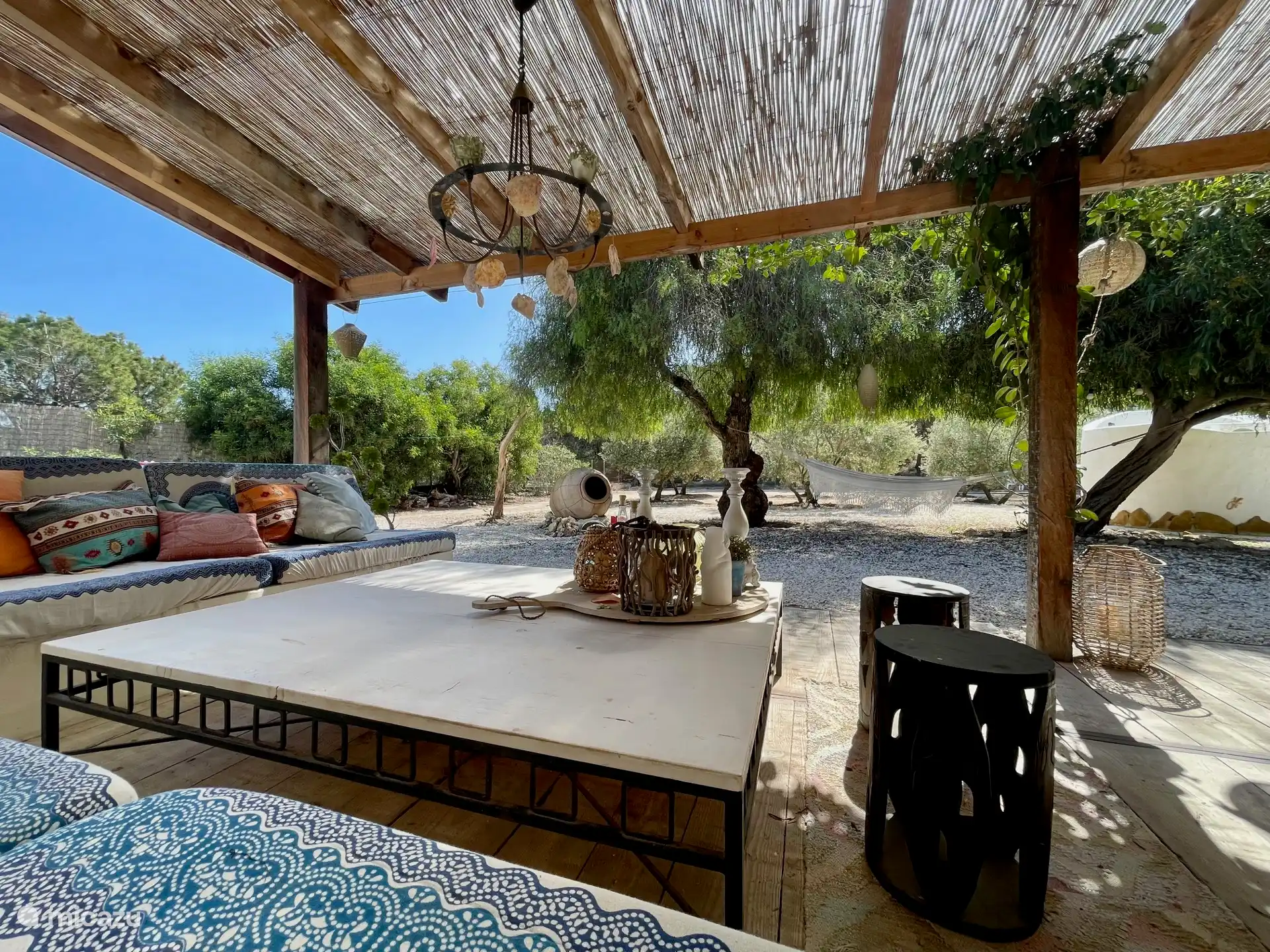 Blick auf den Obstgarten 