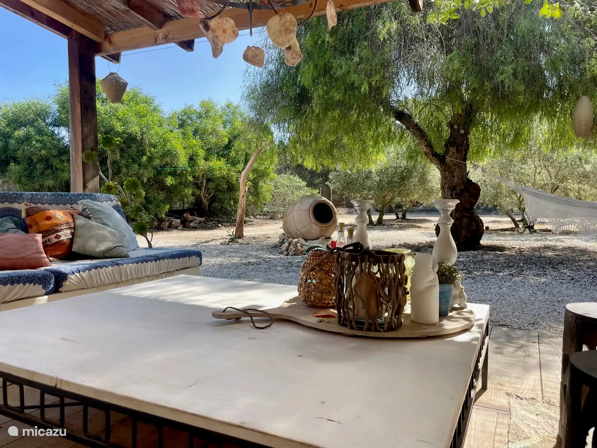 Blick auf den Obstgarten