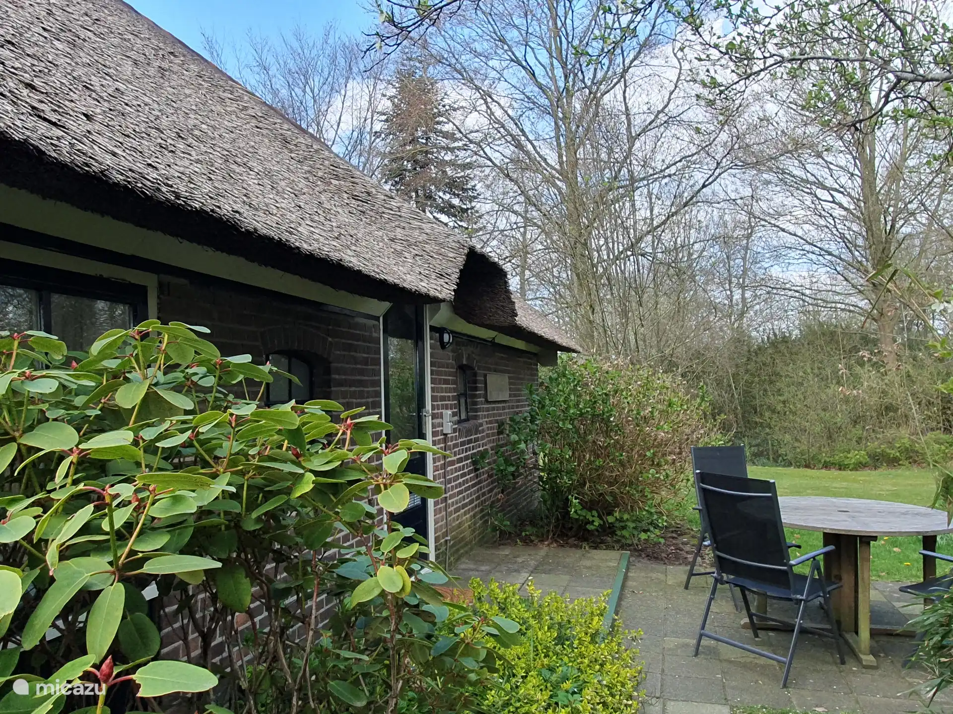 Seitenansicht des Ferienhauses