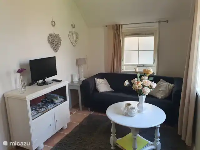 casa vacacional en Países Bajos, Overijssel, Balkbrug – Casa de vacaciones Reestdal La sala de estar