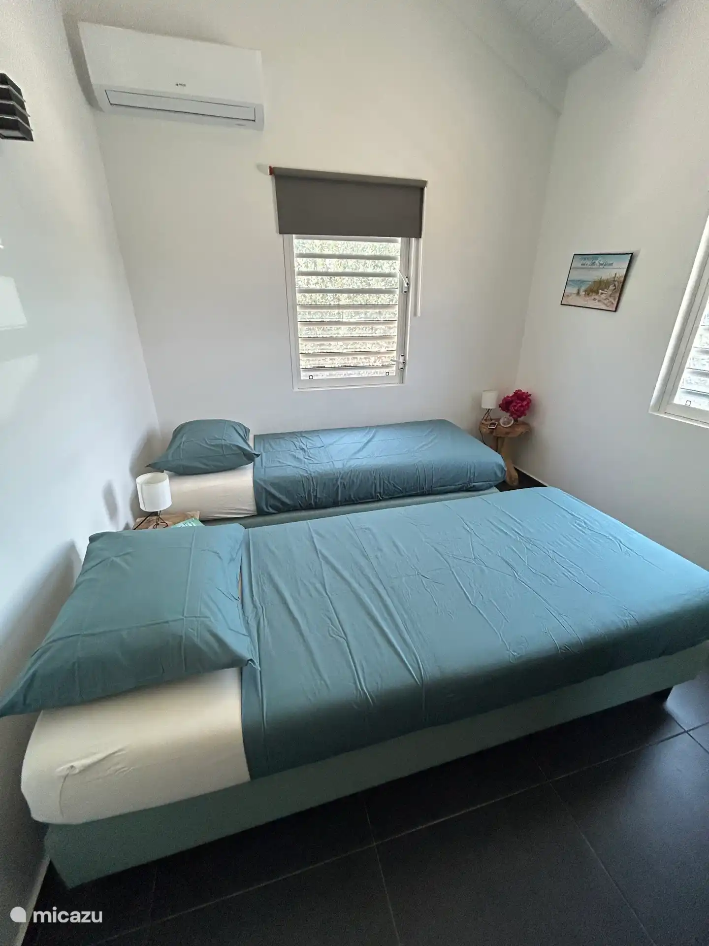 1 van de 2 slaapkamers