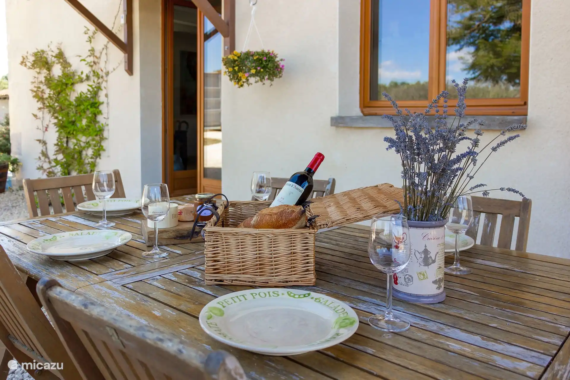 Outside dining table