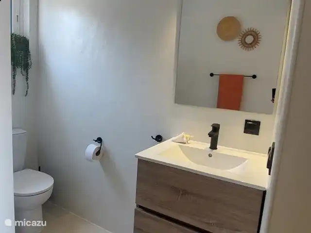 Palapa Sea View huren in Curaçao, Banda Abou (west), Fontein - appartement Moderne badkamer