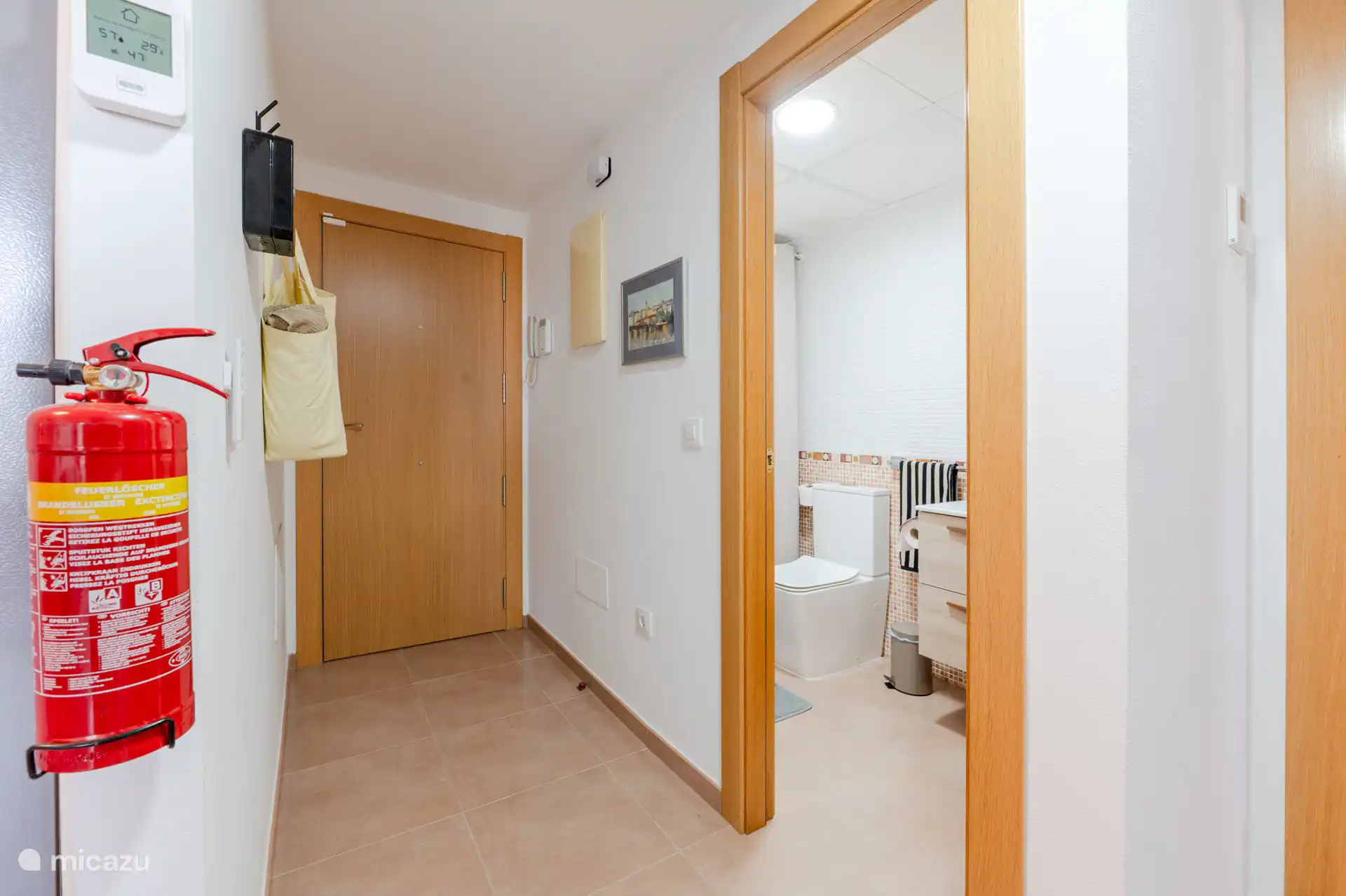 Halle mit dem Eingang