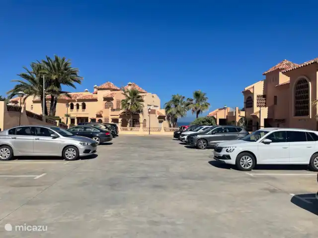 Location de Vacances Espagne, Costa del Sol, Mijas Costa, appartement - La Joya Mijas première ligne Vue sur la mer  Place de parking devant l’appartement