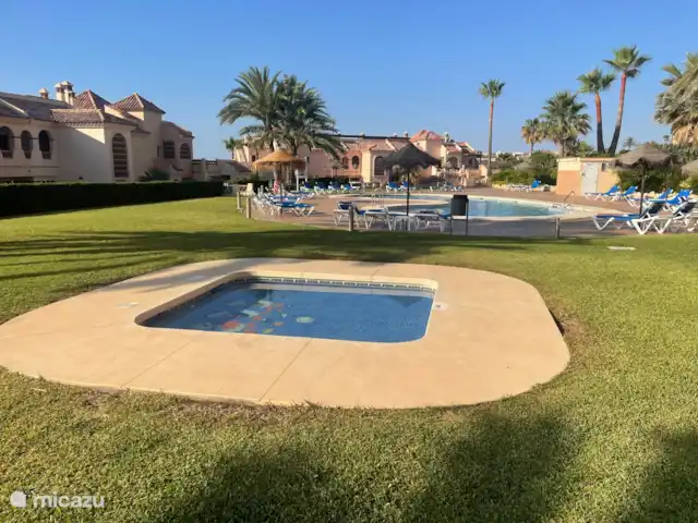 Location de Vacances Espagne, Costa del Sol, Mijas Costa, appartement - La Joya Mijas première ligne Vue sur la mer  Piscine pour enfants.