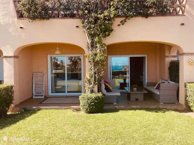 Location de Vacances Espagne, Costa del Sol, Mijas Costa, appartement - La Joya Mijas première ligne Vue sur la mer  Appartement avec vue avant.