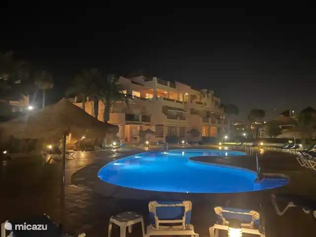 Location de Vacances Espagne, Costa del Sol, Mijas Costa, appartement - La Joya Mijas première ligne Vue sur la mer  Grande piscine à 30 mètres de l’appartement.