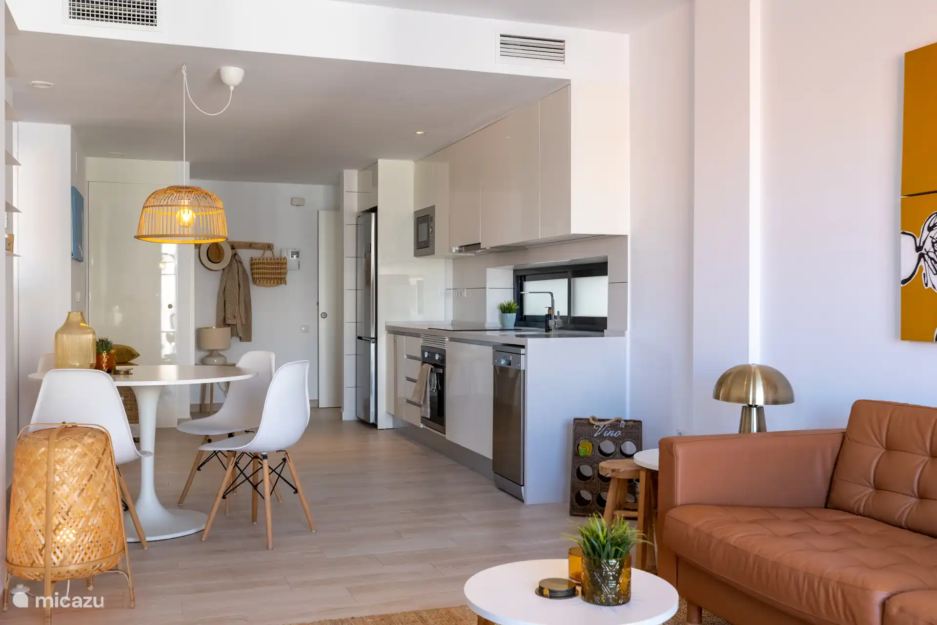 Salon/cuisine ouverte