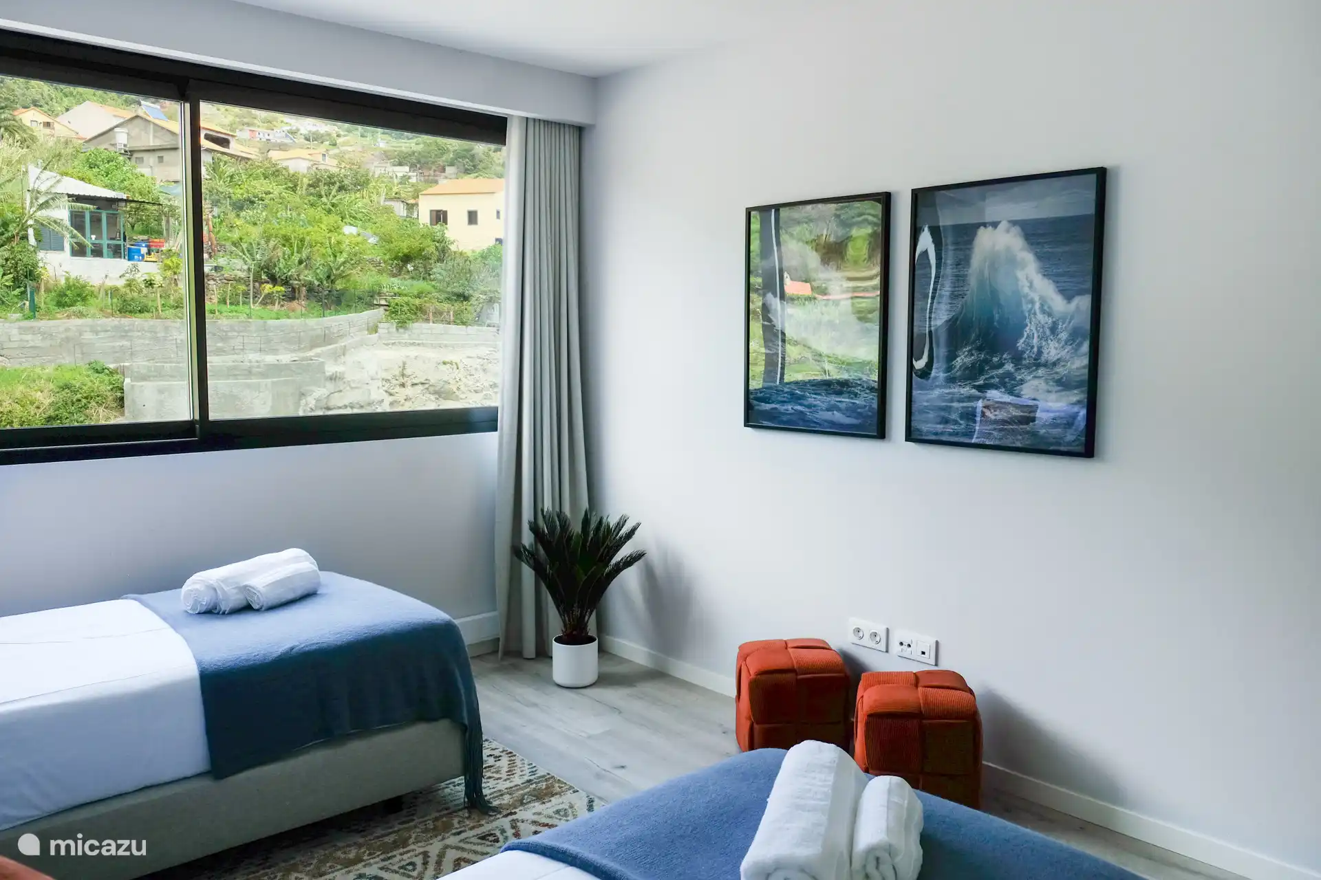 Auch in diesem Zimmer ist die Natur nah und wir teilen die wunderschöne Natur von Madeira.