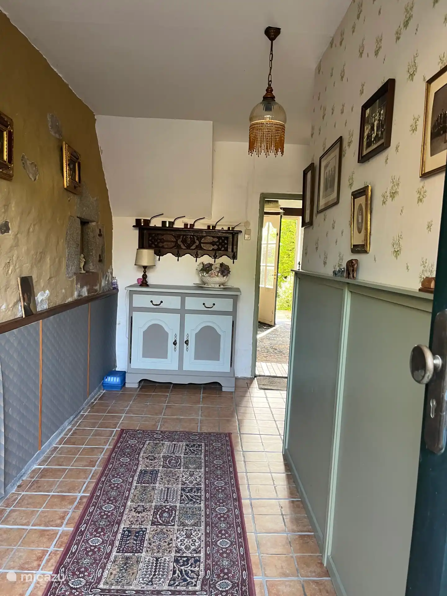 Hall, upon entry 