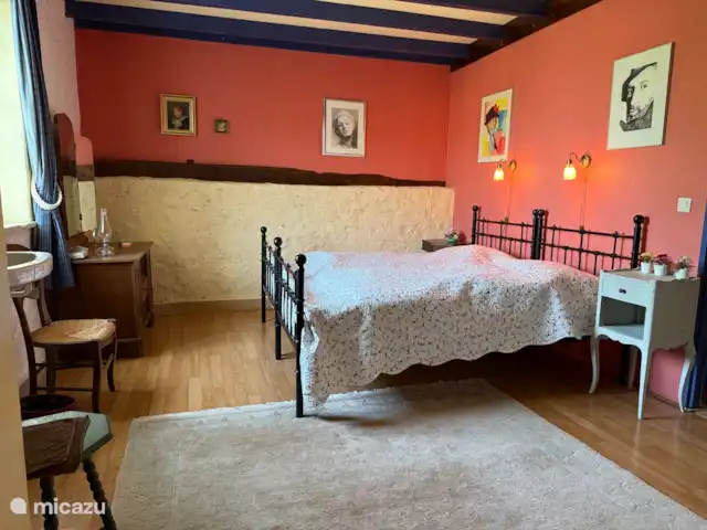 Le Chapeau huren in Frankrijk, Nièvre, Ouroux-en-Morvan - vakantiehuis slaapkamer 2, twee persoons bed