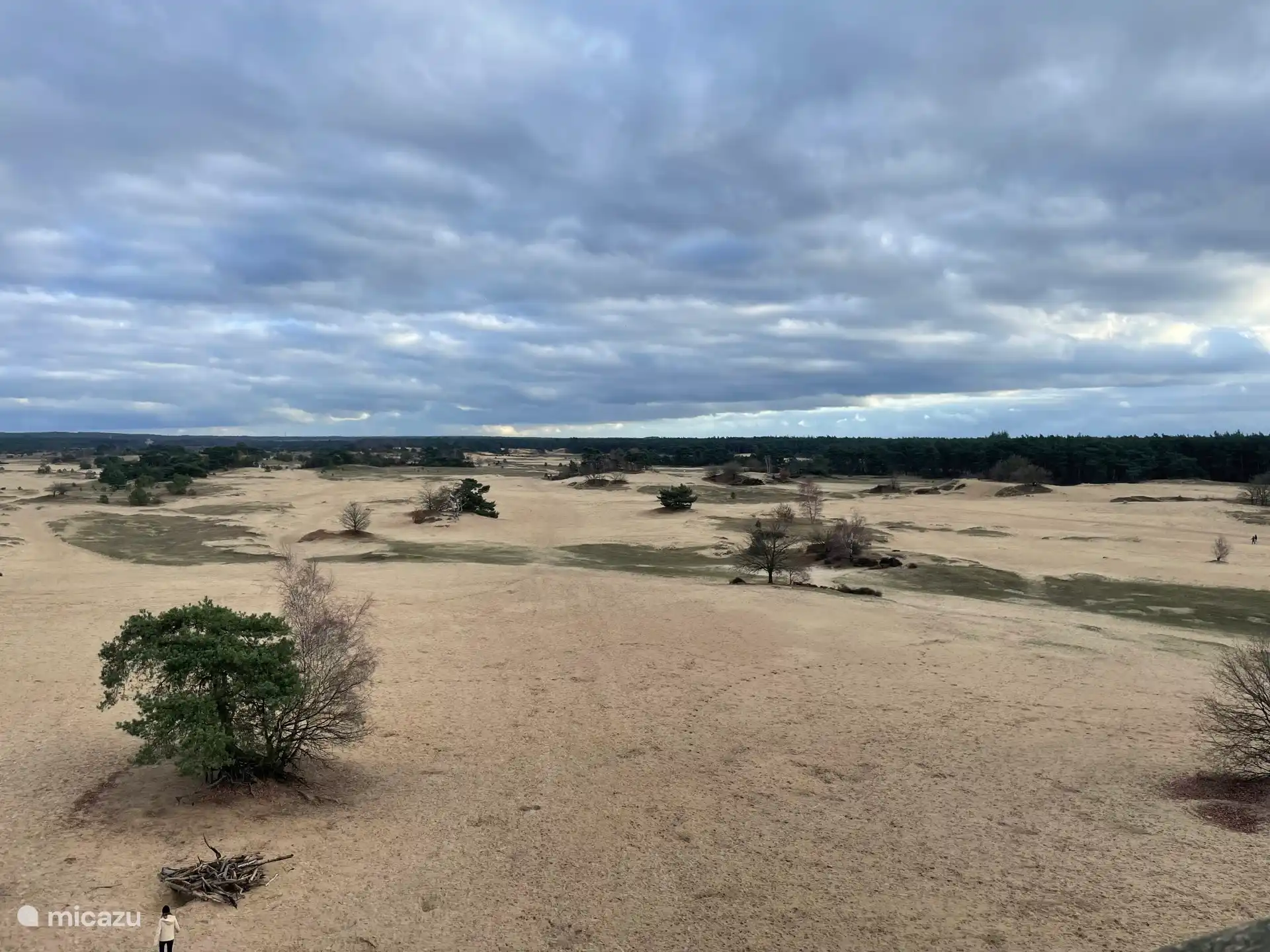 Phänomenaler Blick auf den Wachturm Kootwijkerzand