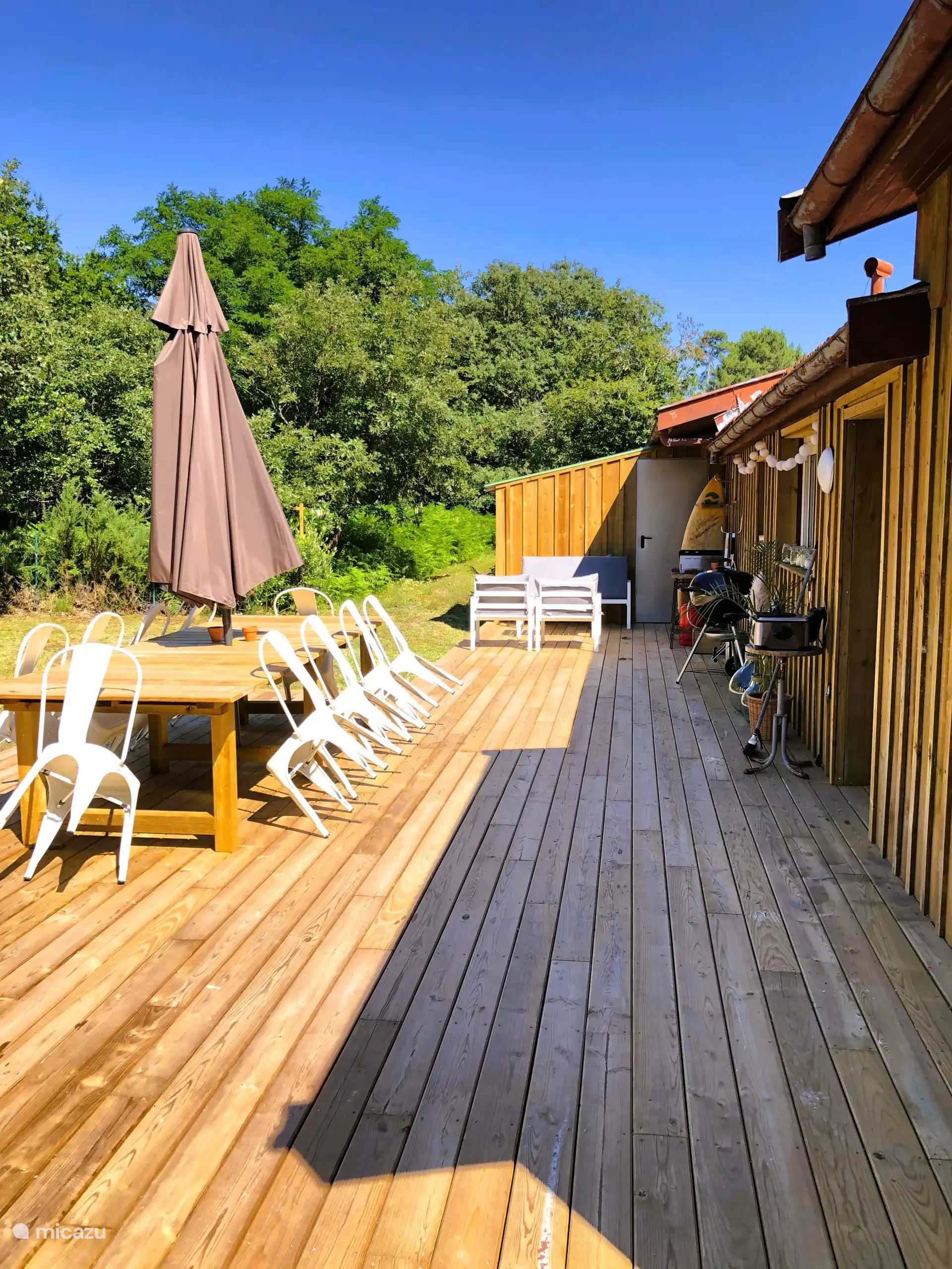 La terrasse spacieuse