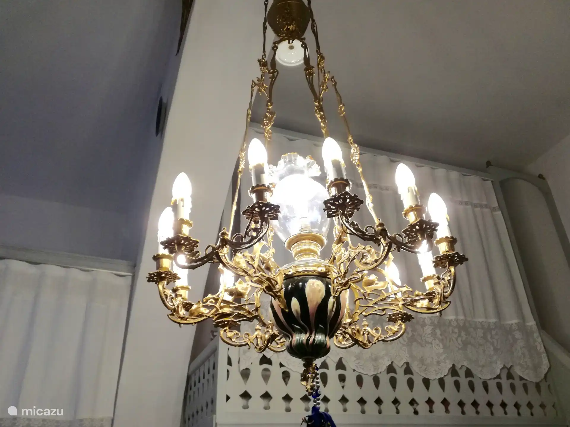 De Sala lamp. Antiek.