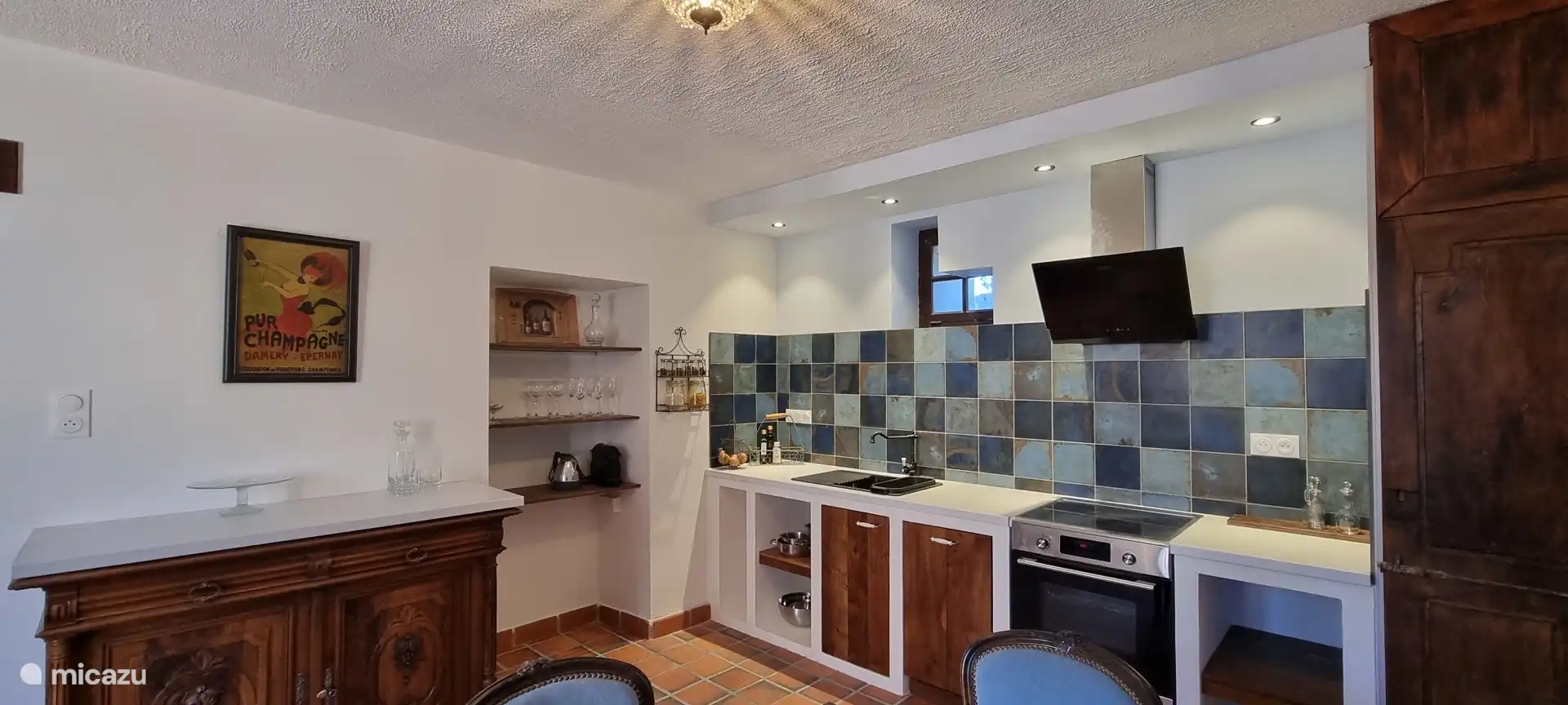 Küche der Gîte Boyar.