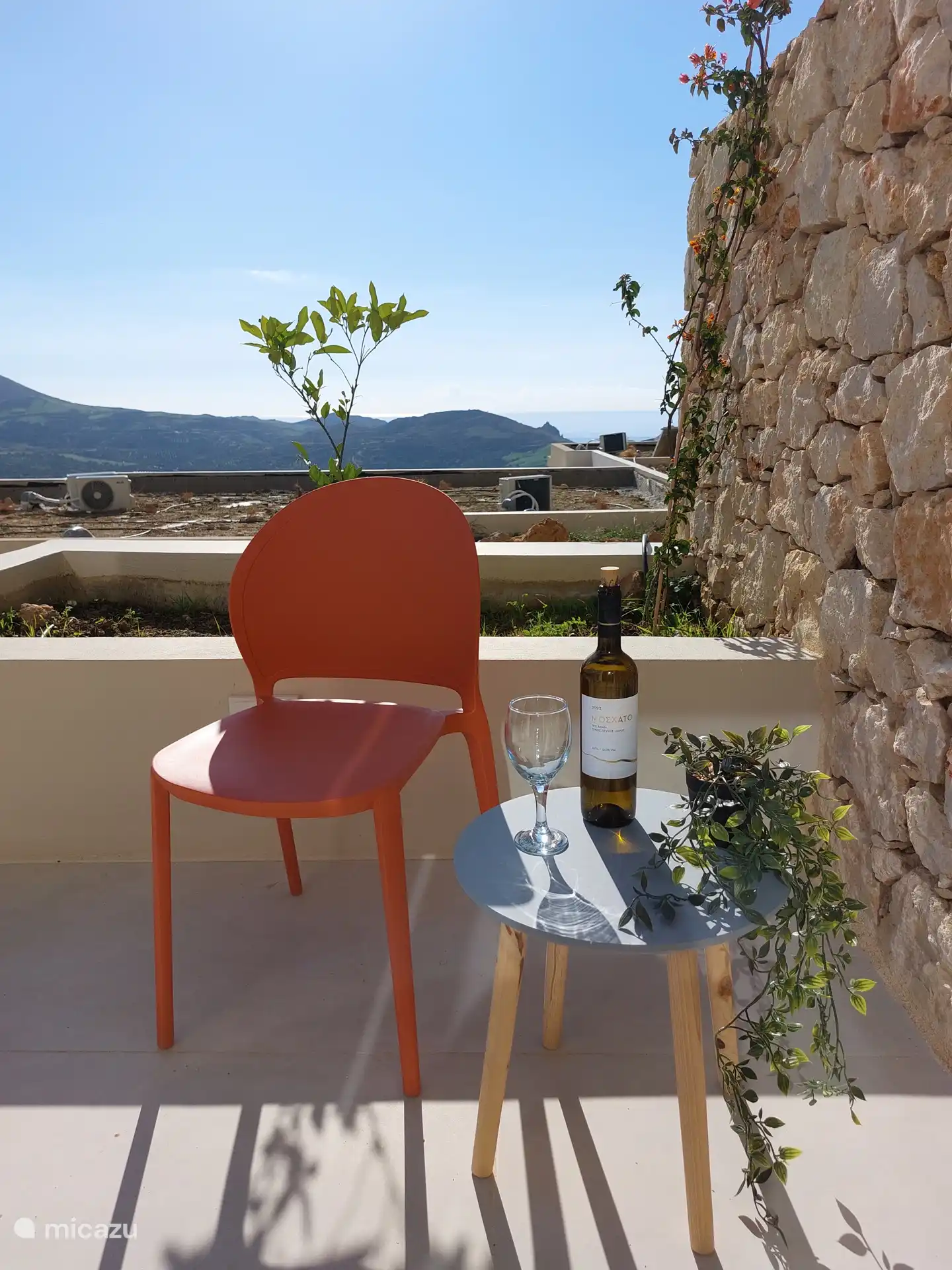 Sitzplatz auf der Terrasse