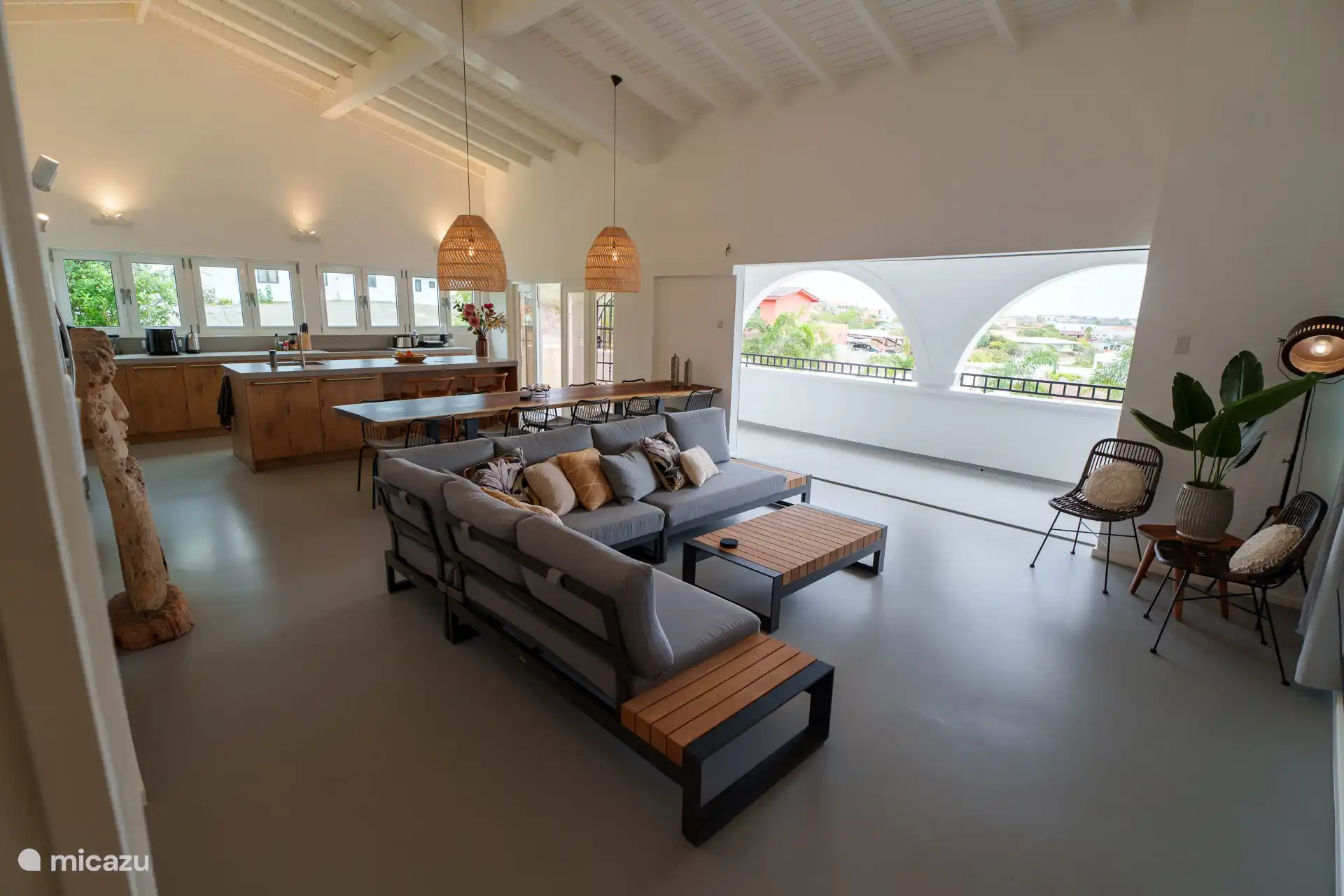 Wohnzimmer mit Aussicht.