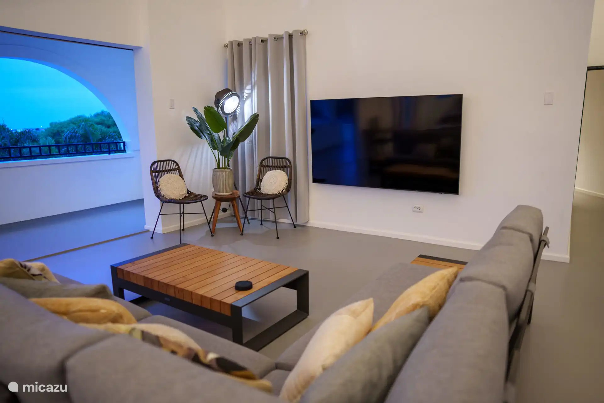 Großer IP-TV im Wohnzimmer