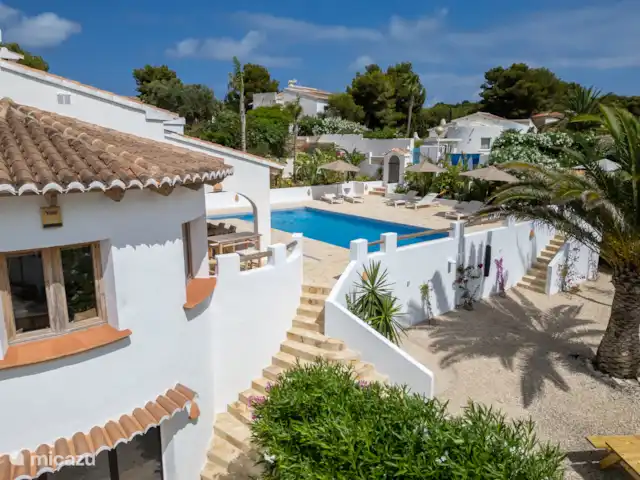 Casa Monte Zen en España, Costa Blanca, Jávea - villa Vista frontal de la casa