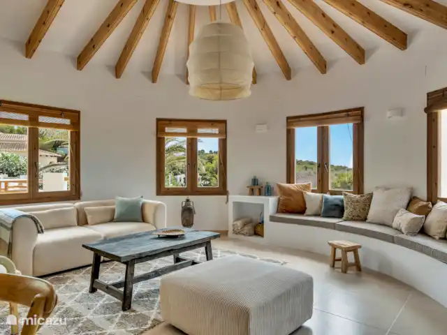 Casa Monte Zen en España, Costa Blanca, Jávea - villa Sala de estar en esquina