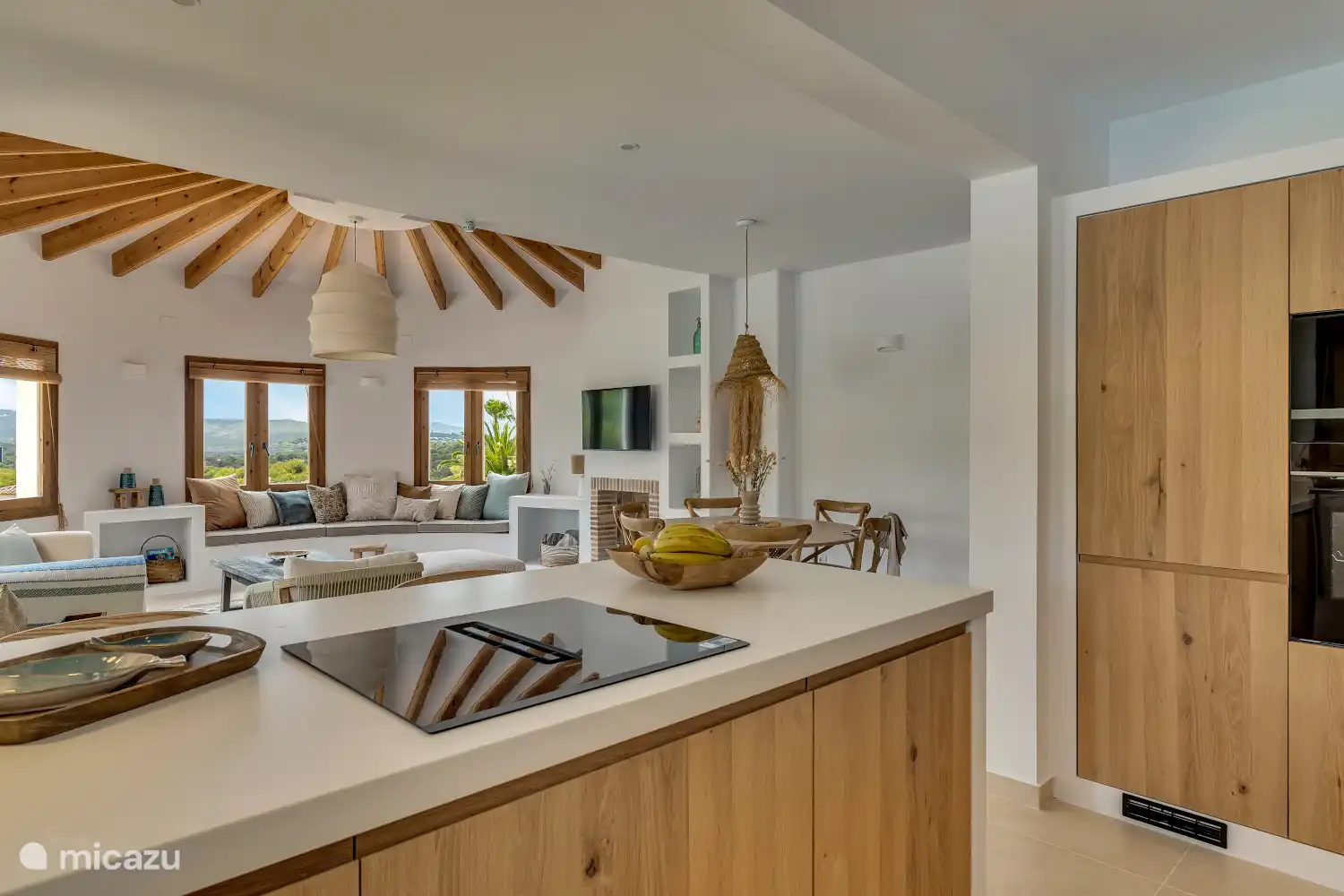 Kitchen and living room