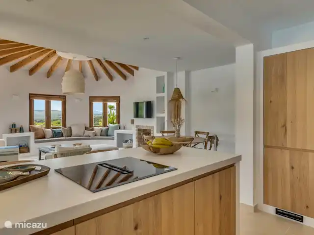 Casa Monte Zen en España, Costa Blanca, Jávea - villa Cocina y sala de estar