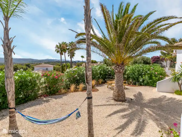 Casa Monte Zen en España, Costa Blanca, Jávea - villa Hamaca en el jardín de abajo