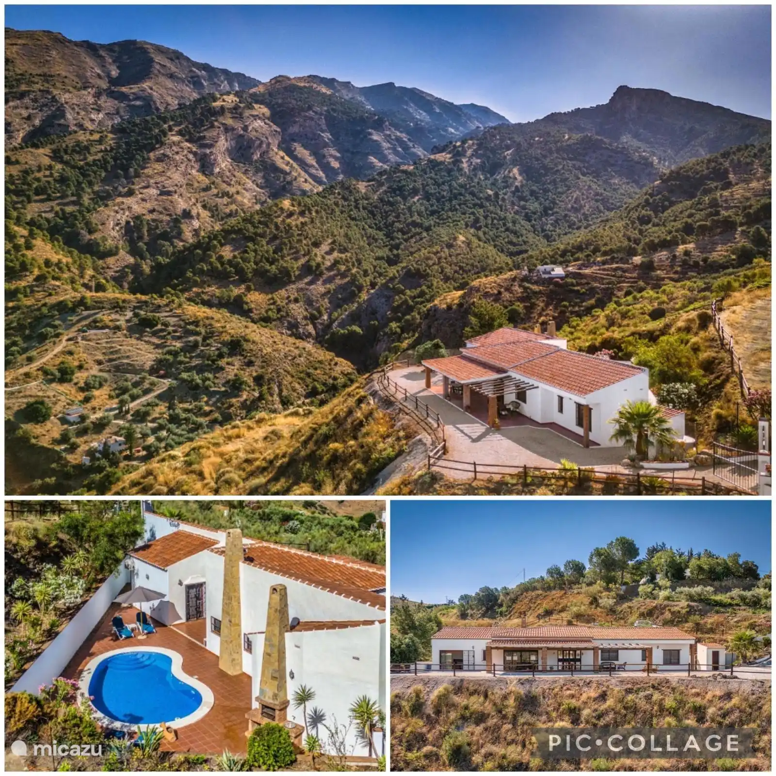 Front, side and rear view