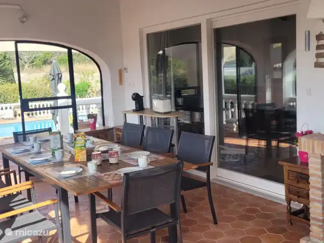Villa Magnolia huren in Spanje, Costa Blanca, Benissa - villa Overdekt terras