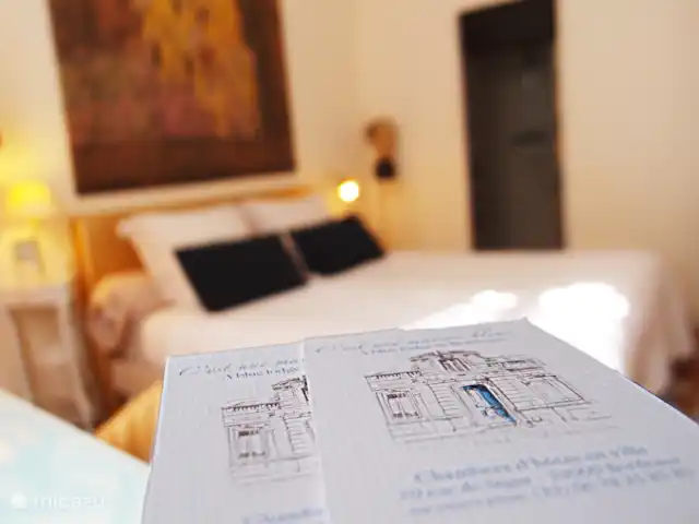 B&B La Maison Bleue, De Kus huren in Frankrijk, Gironde, Bordeaux - pension / guesthouse / privékamer Slaapkamer 1