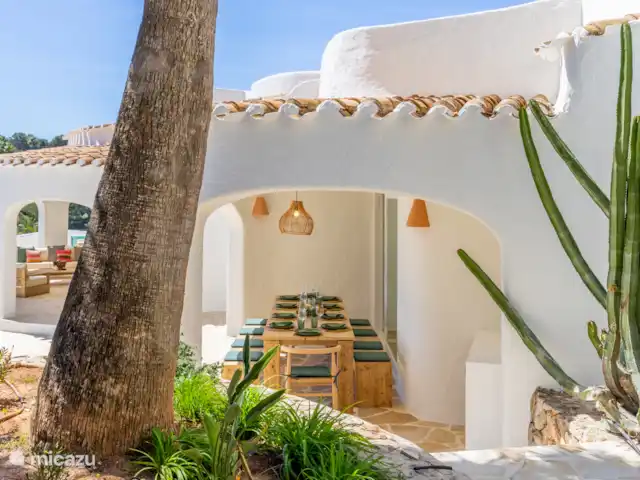 Casa Ancla huren in Spanje, Costa Blanca, Jávea - villa Zicht op de gezellige eethoek onder de naya.