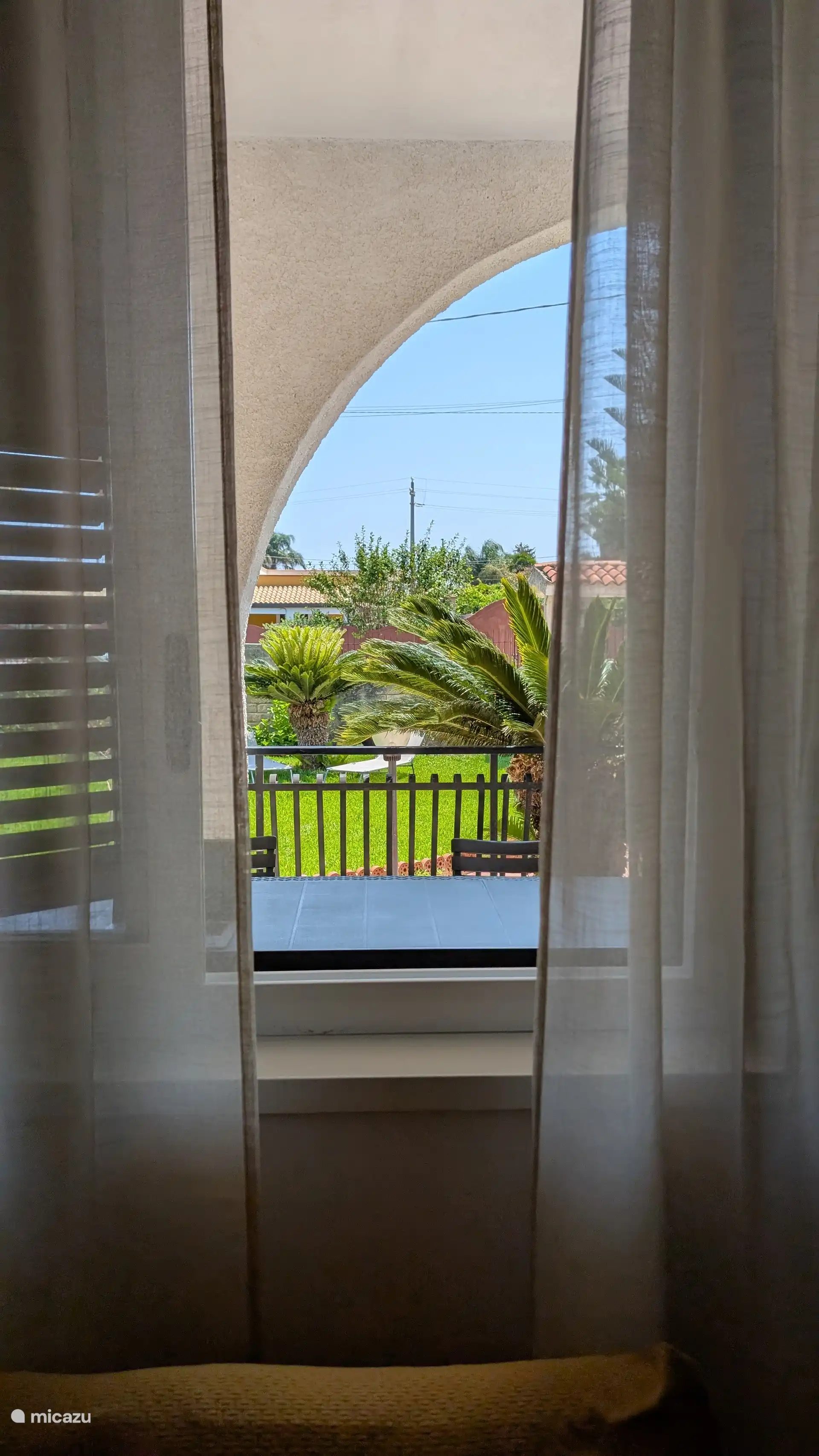 Blick aus dem Wohnzimmer