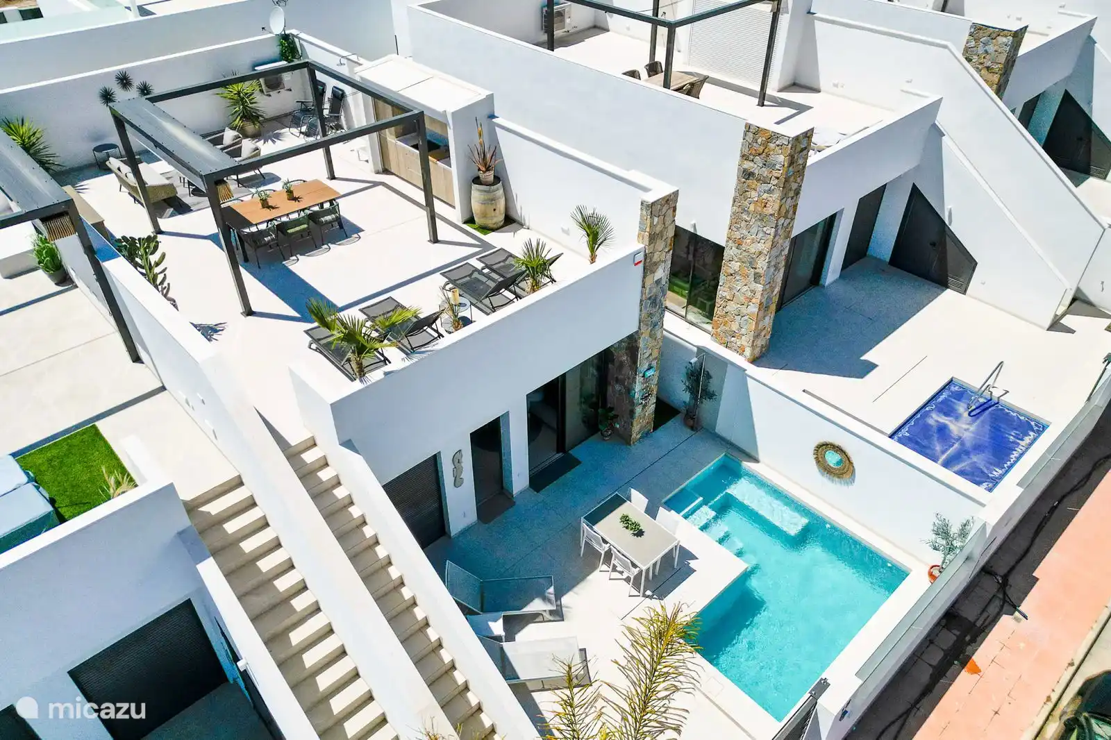 Casa con vista superior 