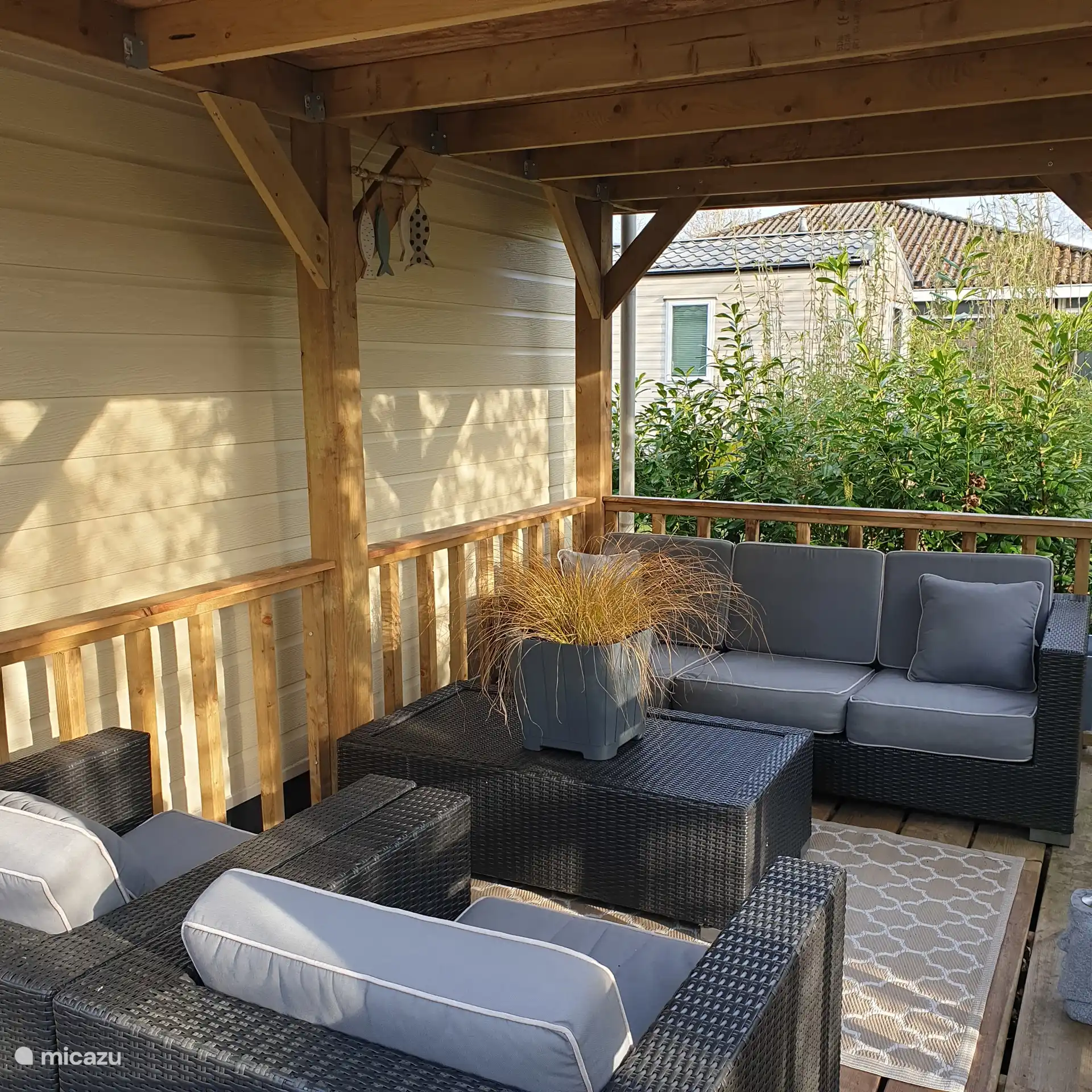 Lounge area of the terrace