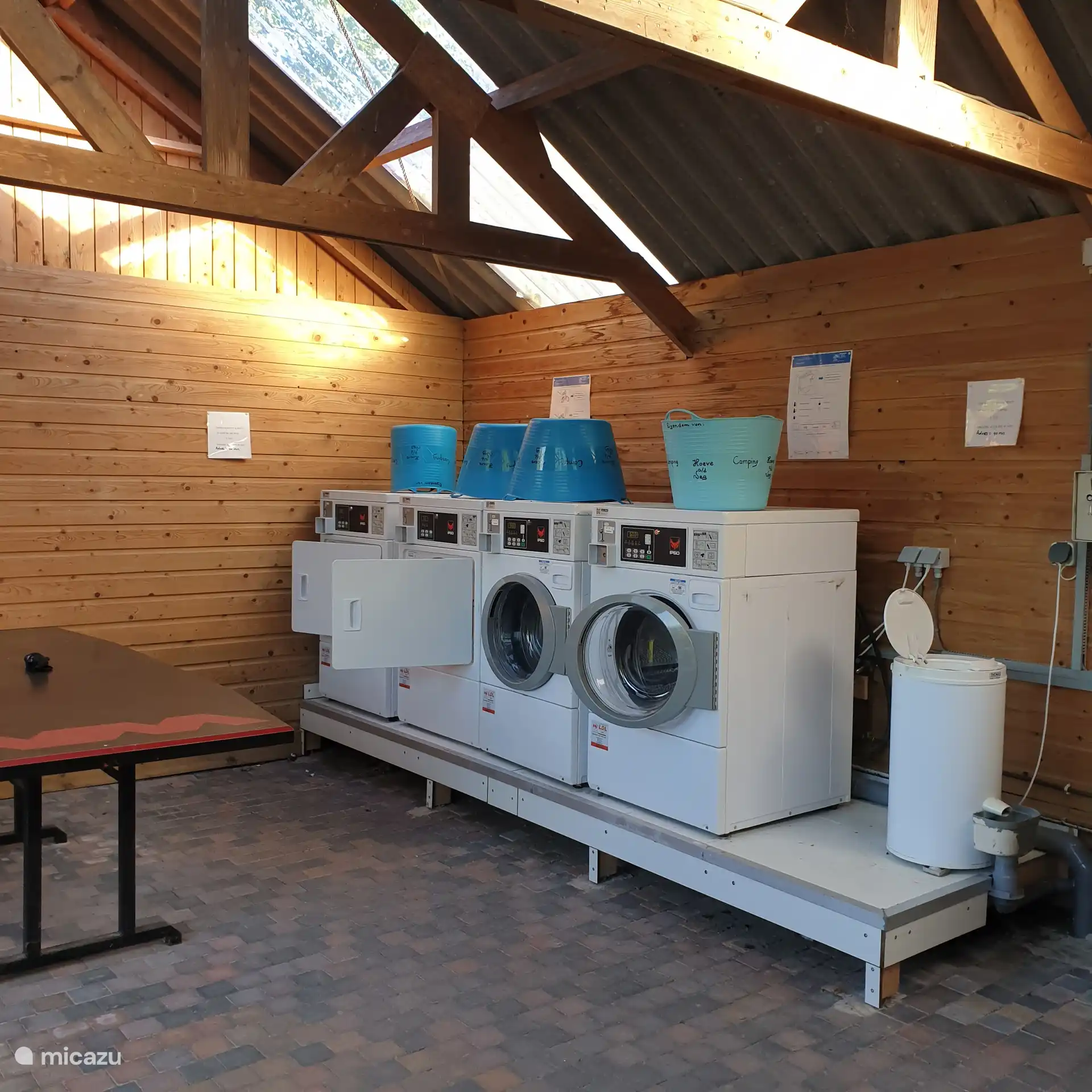 Laundry at the campsite