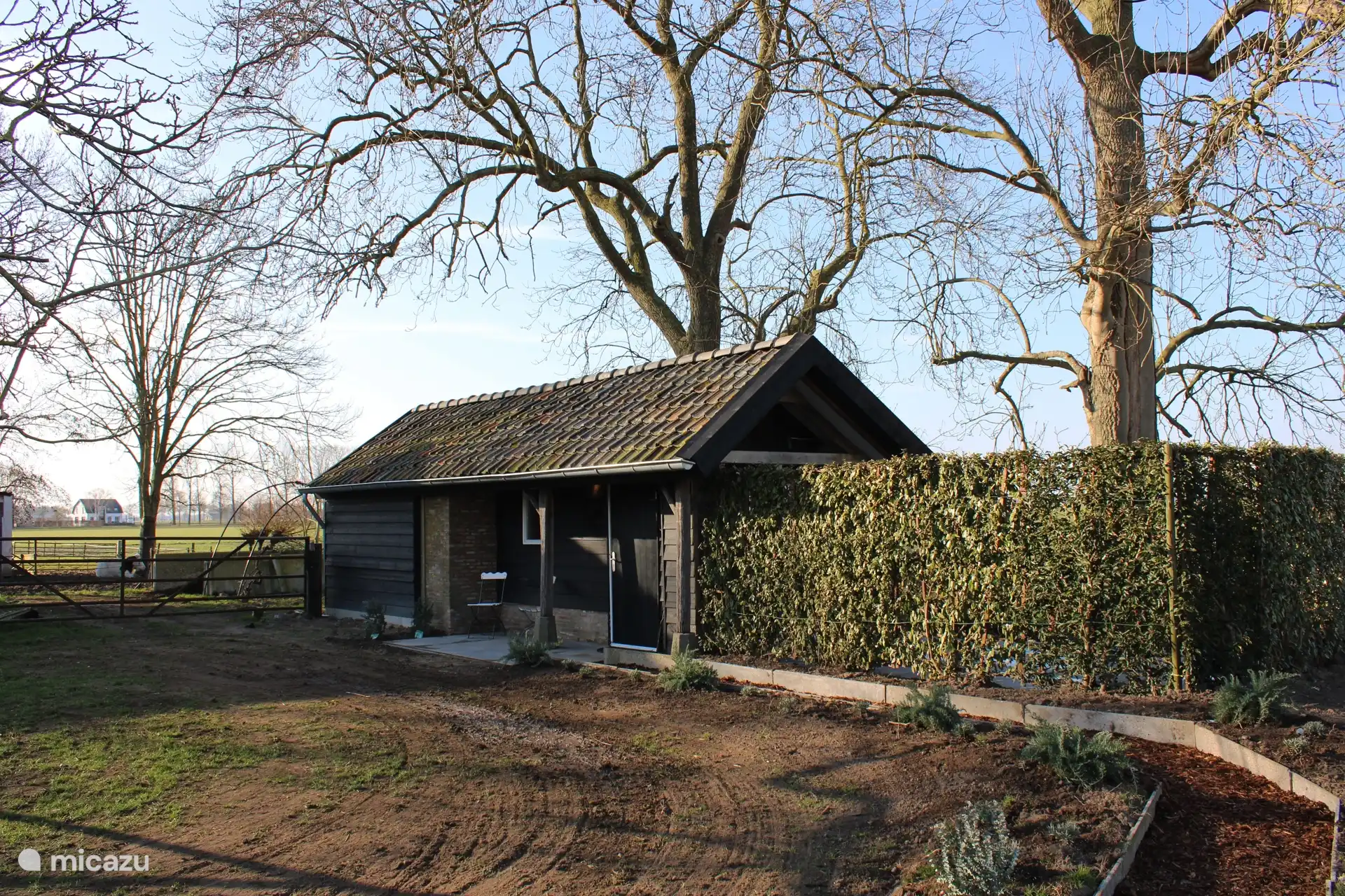 The cottage when it was just finished