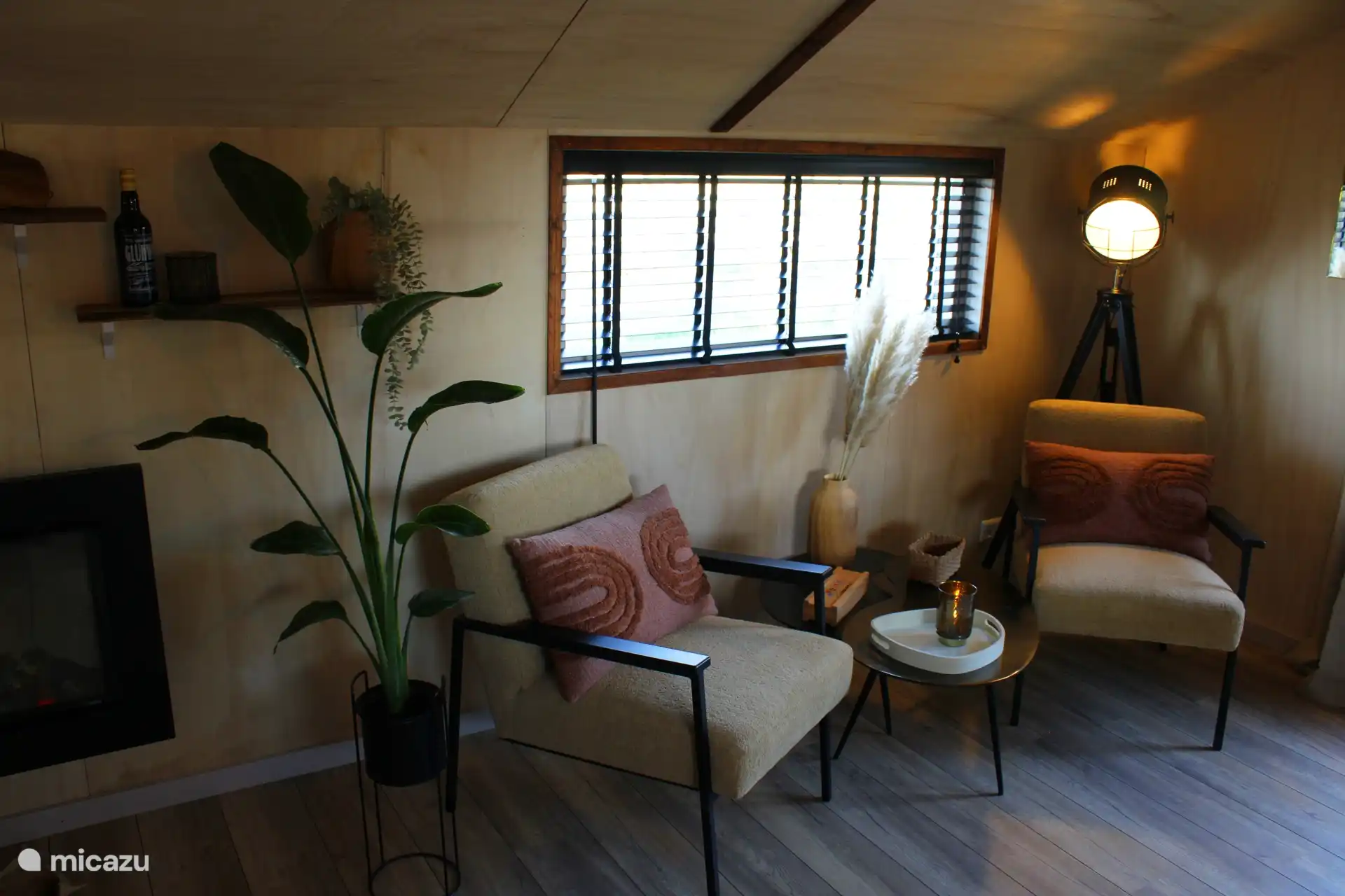 Lovely seat for a game and to eat