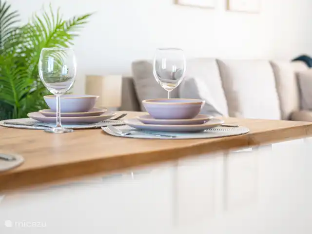 Magnífico apartamento de 2 dormitorios con golf en España, Costa Blanca, Pilar de la Horadada - apartamento Mesa de comedor