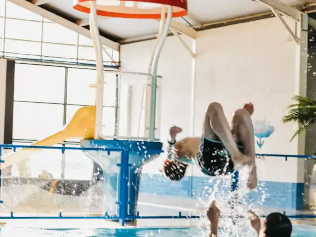 Location de Vacances Pays-Bas, Overijssel, Lattrop, chalet - Chalet attrayant pour toute la famille Qu’il pleuve ou qu’il vente, c’est toujours la fête ici : une grande piscine intérieure et un toboggan qui court à l’extérieur !