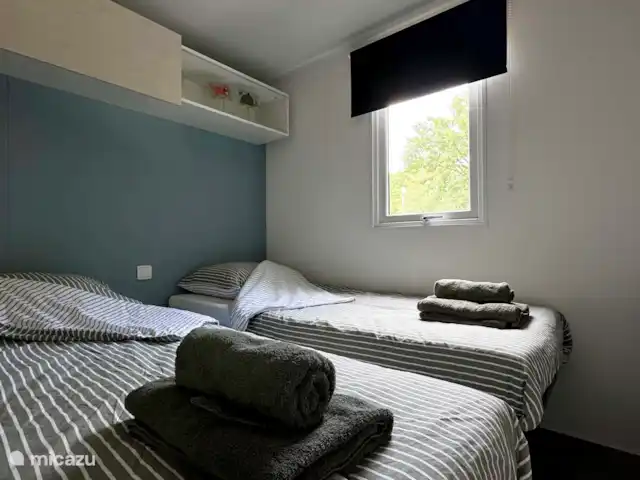 Location de Vacances Pays-Bas, Overijssel, Lattrop, chalet - Chalet attrayant pour toute la famille Chambre avec 2 lits jumeaux