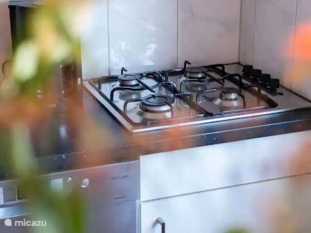 Maison de vacances 't Loo | Pays-Bas, Gueldre, Aalten - maison de vacances La cuisine est équipée d’une cuisinière à gaz