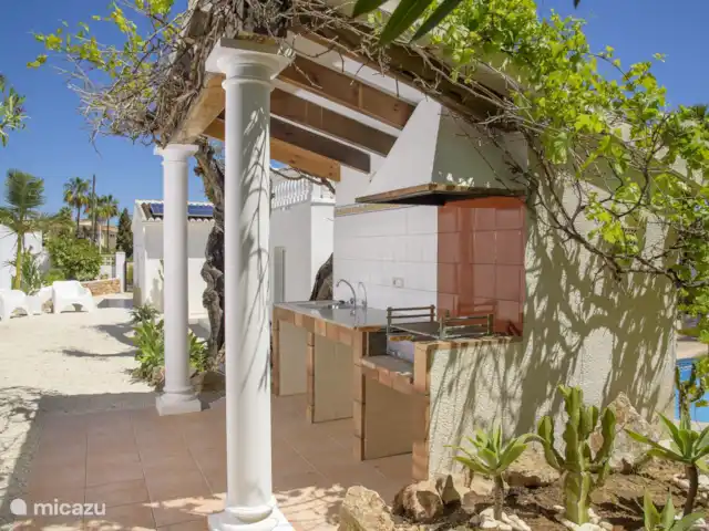 Las Palmeras - villa de luxe à Moraira | Espagne, Costa Blanca, Moraira-Teulada - villa Cuisine extérieure avec BBQ