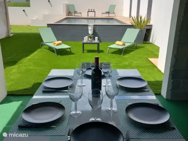 La Petite Médina | France, Lot-et-Garonne, Saint-Martin-Petit - maison de vacances Petit-déjeuner avec vue sur la piscine